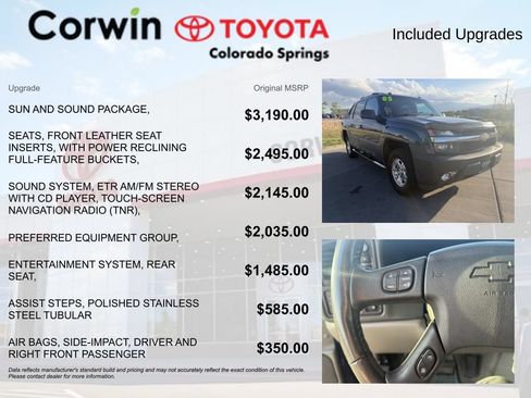 Used 2005 Chevrolet Avalanche Z71 w/ Sun And Sound Package AWD/4WD image 4