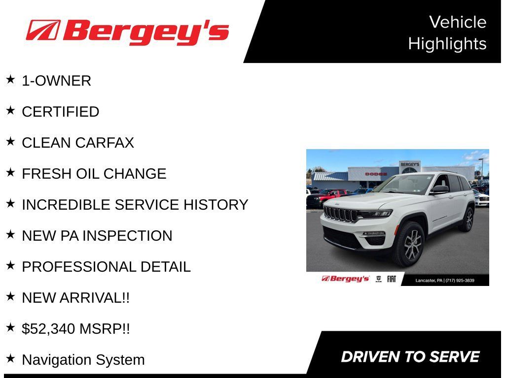 Used 2025 Jeep Grand Cherokee Limited w/ Luxury Tech Group II AWD/4WD image 8