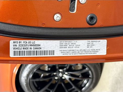Used 2021 Dodge Challenger R/T Scat Pack w/ Shaker Package RWD image 32