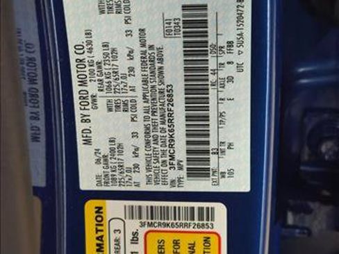 Certified 2024 Ford Bronco Sport Free Wheeling AWD/4WD image 26