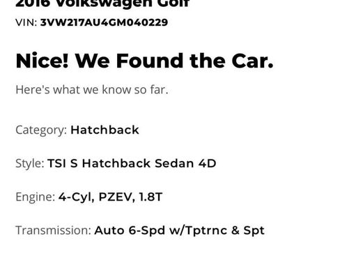 Used 2016 Volkswagen Golf S image 3