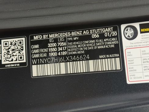 Used 2020 Mercedes-Benz G 63 AMG 4MATIC image 54