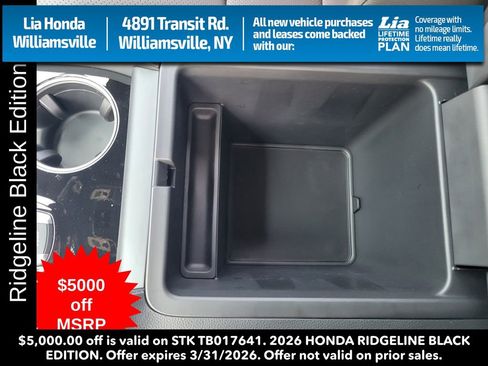 New 2026 Honda Ridgeline Black Edition image 28