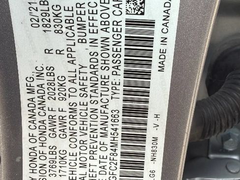 Used 2021 Honda Civic Sport image 29
