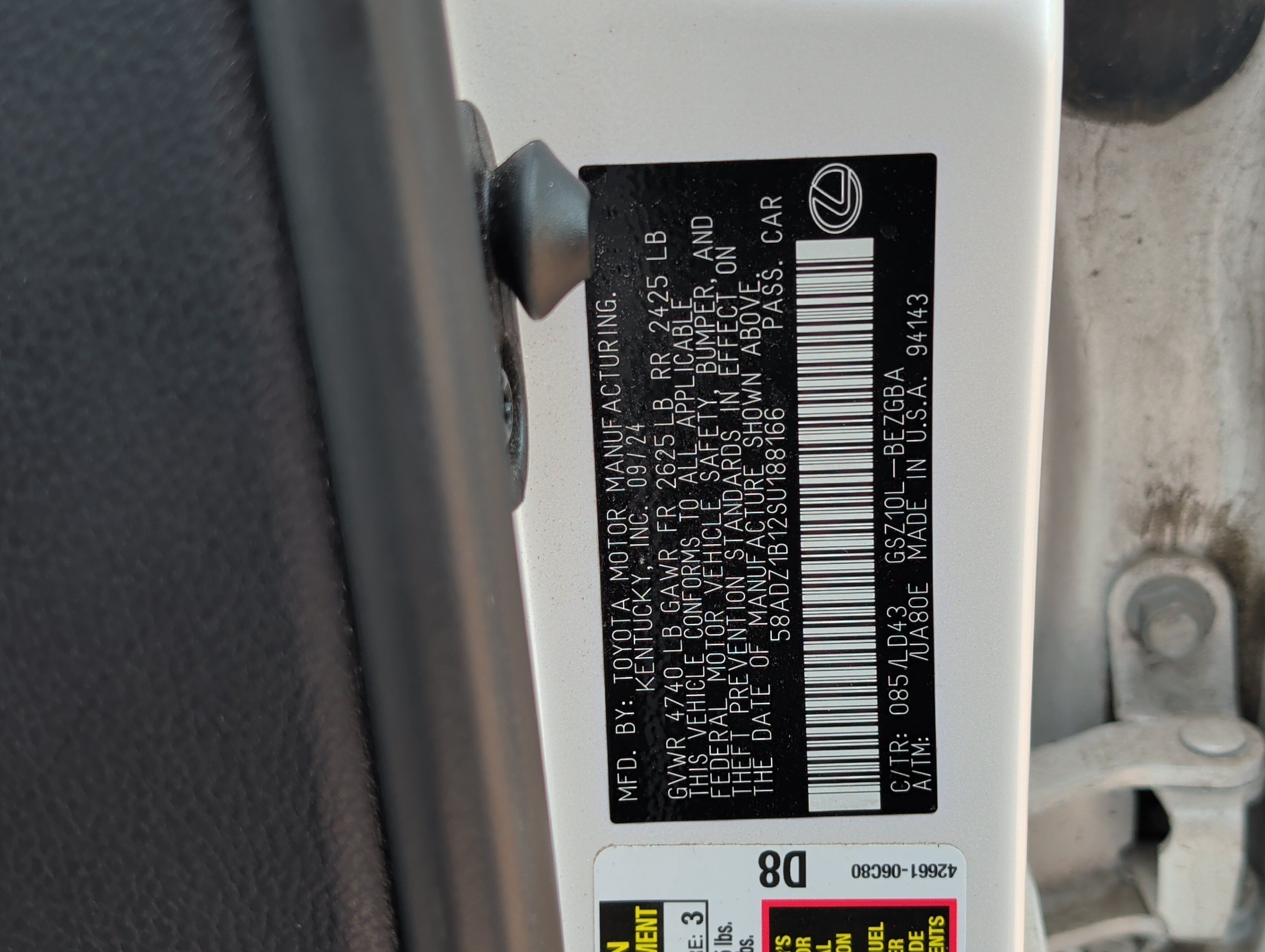 Certified 2025 Lexus ES 350 w/ Premium Package FWD image 31