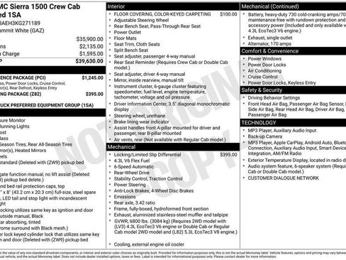 Used 2019 GMC Sierra 1500 2WD Crew Cab w/ Convenience Package image 8