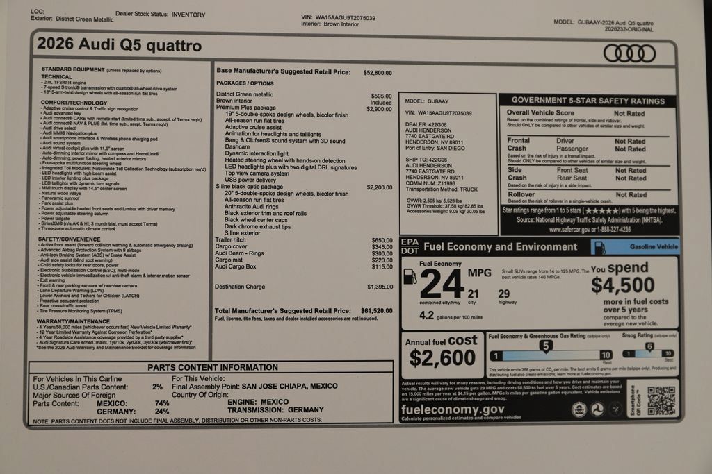 New 2026 Audi Q5 Premium Plus AWD/4WD image 33