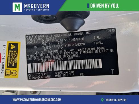Used 2019 Toyota Highlander Plus AWD/4WD image 26