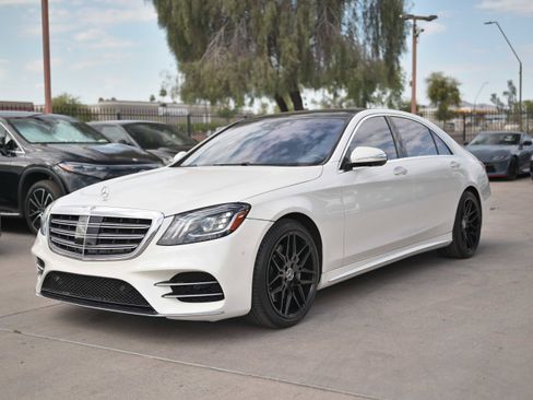 Used 2019 Mercedes-Benz S 560 Sedan w/ AMG Line Exterior image 1
