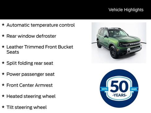 Certified 2025 Ford Bronco Sport Badlands AWD/4WD image 11