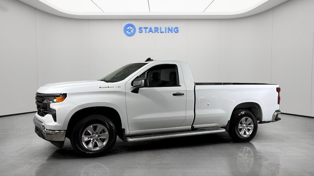 Certified 2025 Chevrolet Silverado 1500 W/T RWD image 8