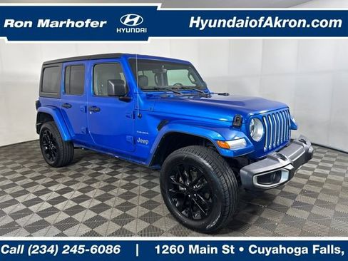 Used 2021 Jeep Wrangler Unlimited Sahara w/ Cold Weather Group image 1