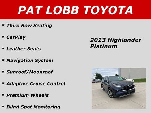 Used 2023 Toyota Highlander Platinum FWD image 32