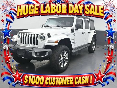 Used 2021 Jeep Wrangler Unlimited Sahara AWD/4WD image 1