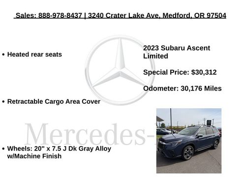 Used 2023 Subaru Ascent Limited w/ Technology Package AWD/4WD image 24