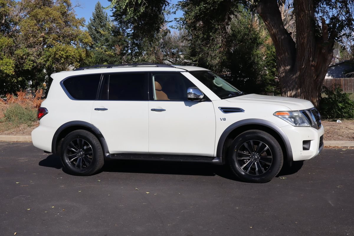 Used 2018 Nissan Armada Platinum w/ Captain Seat Package AWD/4WD image 2