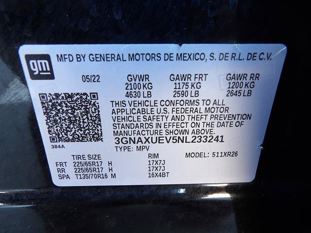 Certified 2022 Chevrolet Equinox LT AWD/4WD image 14