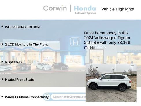 Used 2024 Volkswagen Tiguan SE image 6