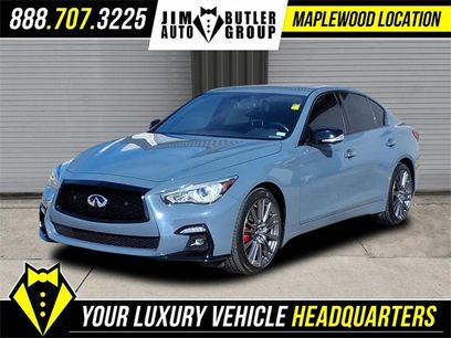 Used 2021 INFINITI Q50 Red Sport 400 w/ Carbon Fiber Package