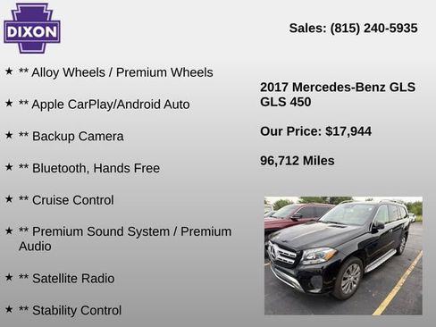 Used 2017 Mercedes-Benz GLS 450 4MATIC image 4