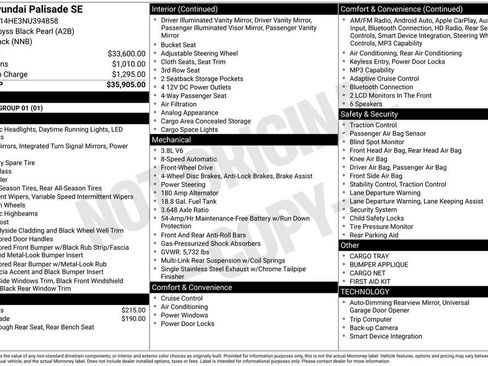 Used 2022 Hyundai Palisade SE image 34