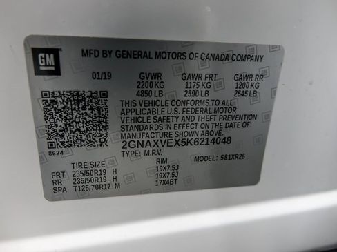 Certified 2019 Chevrolet Equinox LT image 34