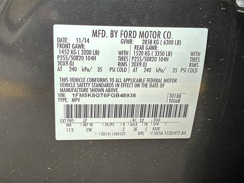 Used 2015 Ford Explorer Sport w/ Equipment Group 401A image 10