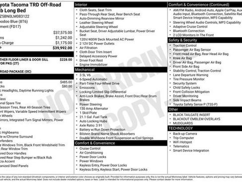 Used 2020 Toyota Tacoma TRD Off-Road image 33