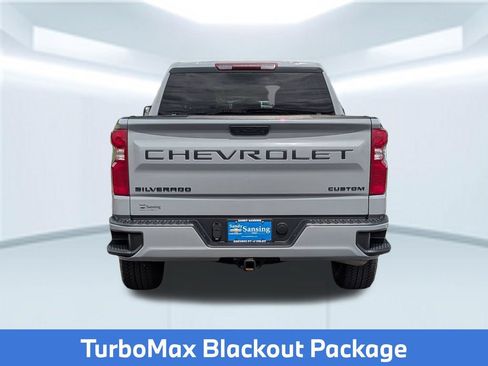 Used 2024 Chevrolet Silverado 1500 Custom w/ Turbomax Blackout Package AWD/4WD image 5