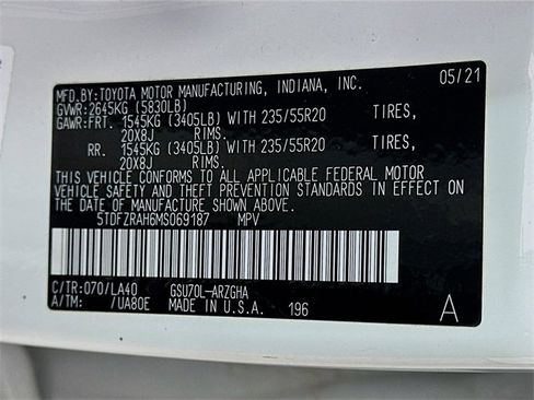 Used 2021 Toyota Highlander Platinum image 29