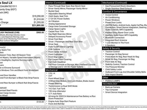 Used 2022 Kia Soul LX w/ Technology Package image 43