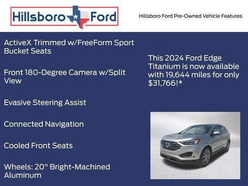 Used 2024 Ford Edge Titanium w/ Equipment Group 301A AWD/4WD image 13
