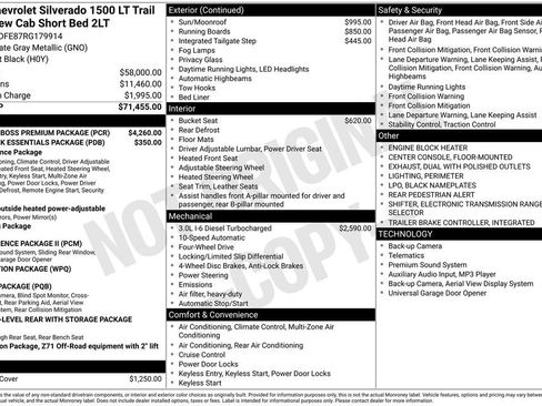 Used 2024 Chevrolet Silverado 1500 LT Trail Boss w/ LT Trail Boss Premium Package image 8