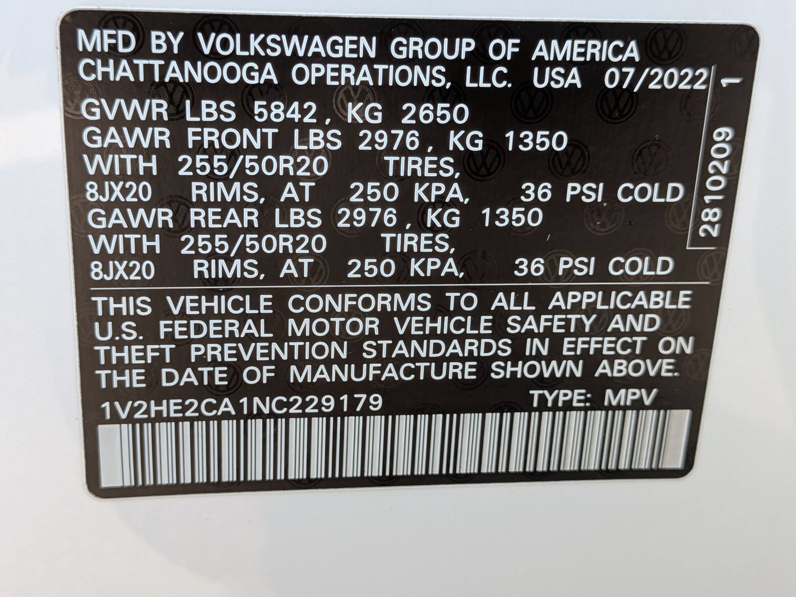 Used 2022 Volkswagen Atlas Cross Sport SE AWD/4WD image 40