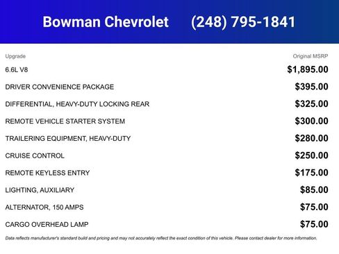 New 2025 Chevrolet Express 3500 w/ Driver Convenience Package image 4