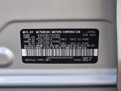 Used 2025 Mitsubishi Outlander Sport SE AWD/4WD image 33