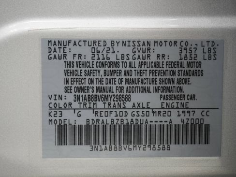 Used 2021 Nissan Sentra S FWD image 26