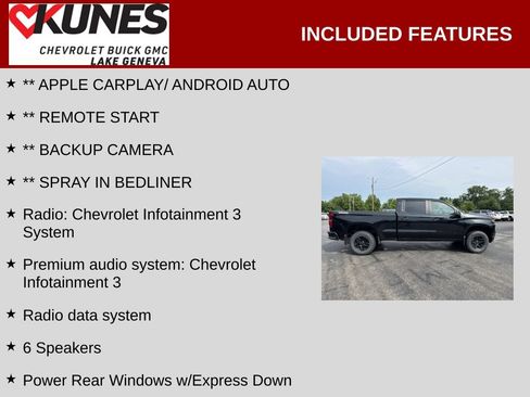 Used 2021 Chevrolet Silverado 1500 Custom Trail Boss w/ Midnight Edition AWD/4WD image 2