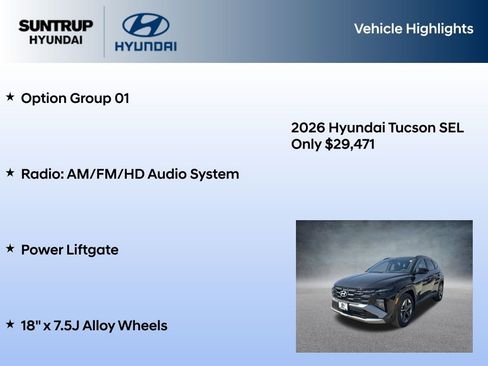 New 2026 Hyundai Tucson SEL FWD image 7