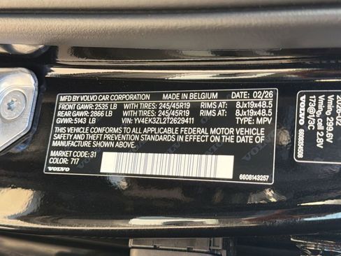 New 2026 Volvo EX30 Ultra w/ Climate Package AWD/4WD image 17