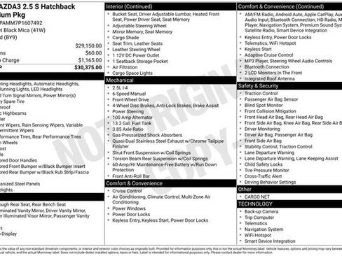 Used 2023 MAZDA MAZDA3 s image 35