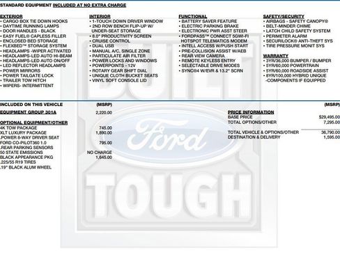 Used 2025 Ford Maverick XLT w/ Equipment Group 301A image 3
