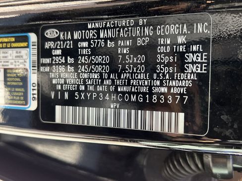 Used 2021 Kia Telluride EX w/ EX Premium Package image 35