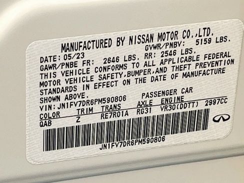 Used 2023 INFINITI Q50 Red Sport 400 w/ Cargo Package AWD/4WD image 34