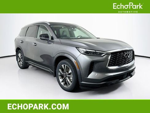 Used 2023 INFINITI QX60 Luxe w/ Cargo Package FWD image 1