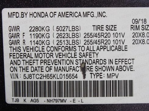 Used 2019 Acura RDX A-Spec AWD/4WD image 43