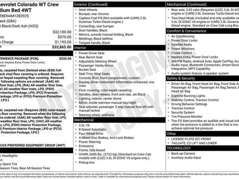 Used 2021 Chevrolet Colorado W/T w/ WT Convenience Package image 28