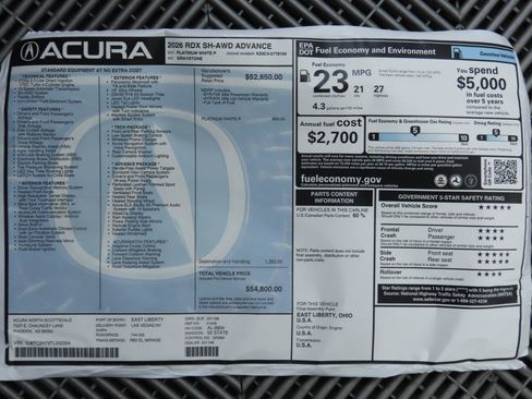 New 2026 Acura RDX SH-AWD w/ Advance Package image 9