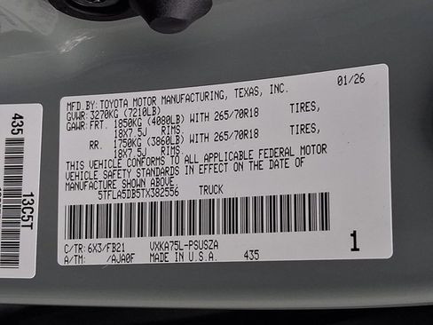 New 2026 Toyota Tundra SR5 image 22