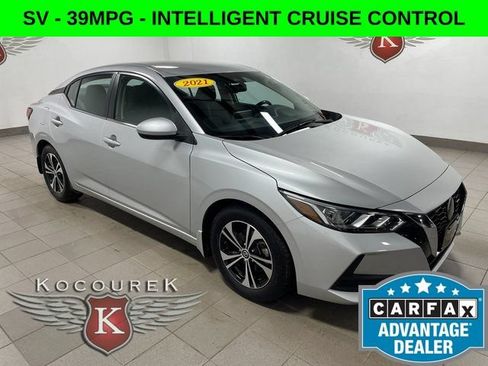 Used 2021 Nissan Sentra SV FWD image 1